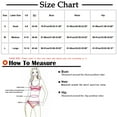 thumbnail image 2 of Efsteb Women 2 Piece Bikini Set Fashion Bandage Split Swimsuit Solid Color Swimming Two Piece Bathing Suit (Red,L), 2 of 4