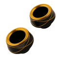 thumbnail image 1 of Copas de la horquilla delantera de la motocicleta Copas anticolisión para motocicletas universales Amarillo + Negro, 1 of 9