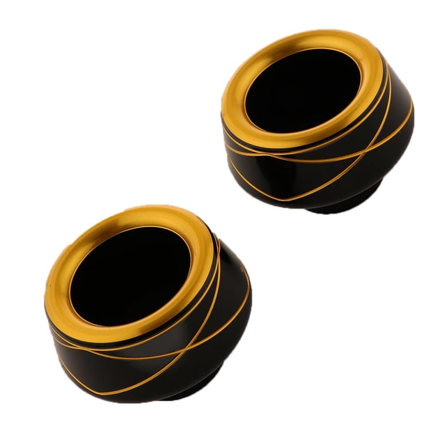 de Rueda de aluminio Deslizante Para La Motocicleta Amarillo + Negro