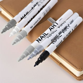Nail Art Pen,Nail Polish Pens For Nail Art,Nail Pen Nail Art Paint Pen  Acrylic Paint Graffiti Gradient French Light 3ml B 