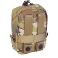 thumbnail image 2 of Tasmanian Tiger Tac Pouch 1 Vertical, Tactical MOLLE System Loops with YKK Zippers, Multicam, 2 of 3