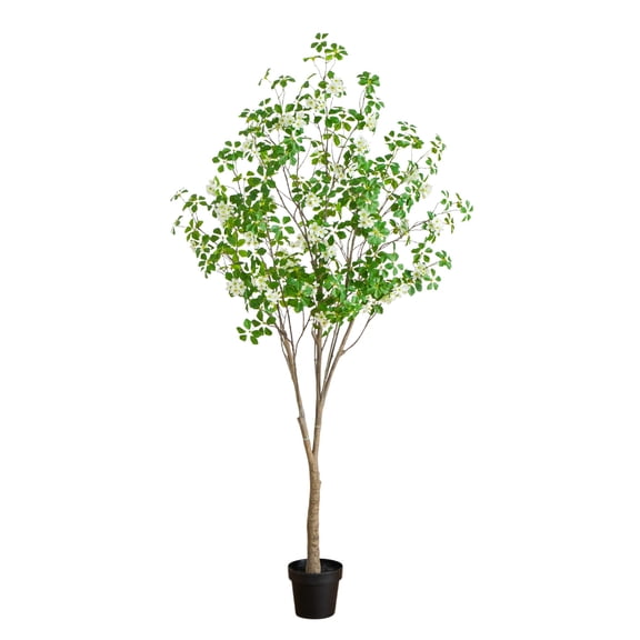 Nearly Natural 7ft. Artificial Dogwood Tree