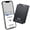2PBlack, variant on Air Tracker Tag 2PC, Bluetooth Tracking Device, Compatible with Apple Find My,Smart Tag for Vehicle/Luggage/Wallet, IP67 Waterproof,Standby for One Year No Monthly Fees Black