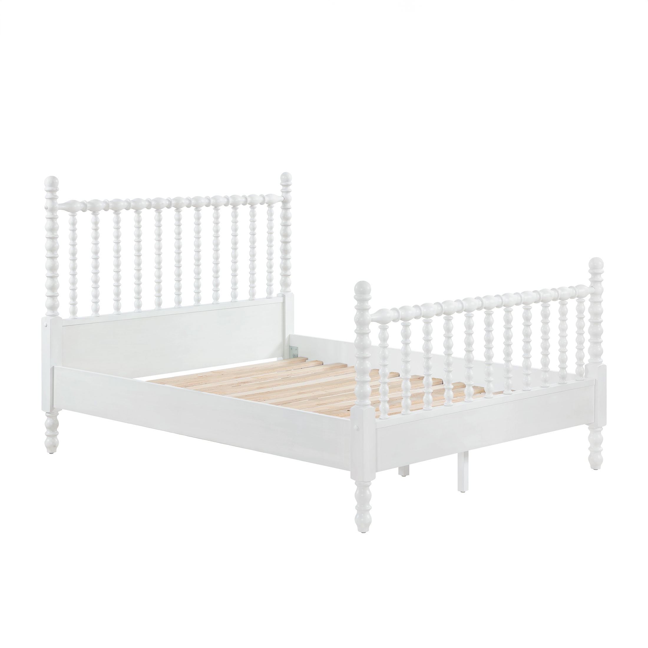Pioneer Woman Harper Queen-Size Spindle Bed, White