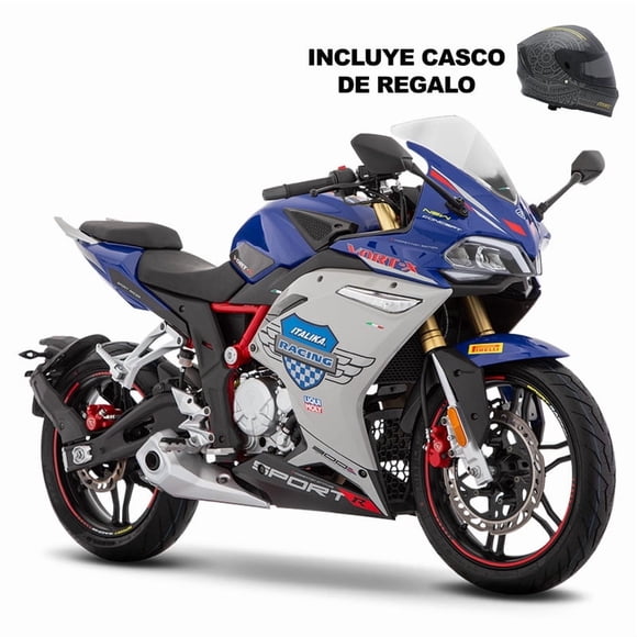 Motocicleta Deportiva ITALIKA VORT-X 300R Azul