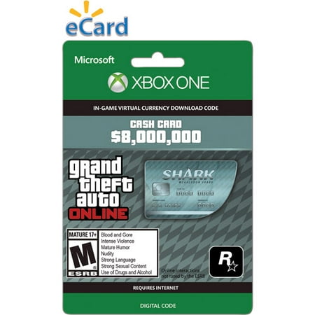 Microsoft Xbox One GTA V Megalodon Shark Cash $99.99 (Email (Best Gta 5 Outfits 2019)