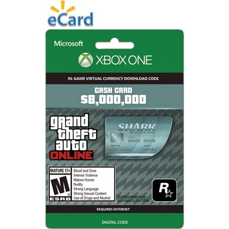 Microsoft Xbox One GTA V Megalodon Shark Cash $99.99 (Email