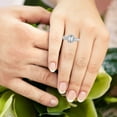 thumbnail image 4 of Kona - Moissanite Emerald Cut Lab Diamond Detailed Engagement Ring, 4 of 4