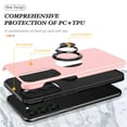 thumbnail image 5 of Decase for Samsung Galaxy S24 Plus Hard PC Back Case with Built-in 360° Rotatable Ring Holder Stand,Soft TPU Shell,Slim Rugged Shockproof Magnetic Anti-Scratch Drop Proof Protective Case,Rosegold, 5 of 7