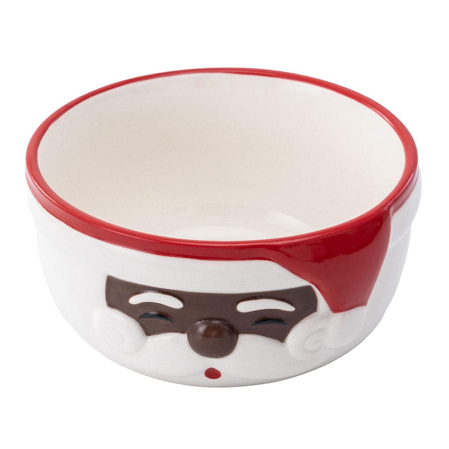 Holiday Time Figural Ceramic Bowl, 6.3 inch x 6.3 inch x 3.11 inch, 1 piece