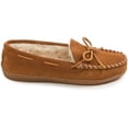 thumbnail image 2 of Minnetonka Women's Hardsole Pile Lined Slipper,Brown,10 M US, 2 of 6