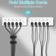 thumbnail image 4 of Organizador de cables adhesivo, soporte para cables, arnés de gestión de cables, abrazadera con clip para PC de casa, cableado de cable USB, administrador de cables de escritorio, 4 of 5