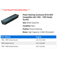 thumbnail image 2 of Power Steering Accessory Drive Belt - Compatible with 1984 - 1989 Honda Accord 1985 1986 1987 1988, 2 of 2
