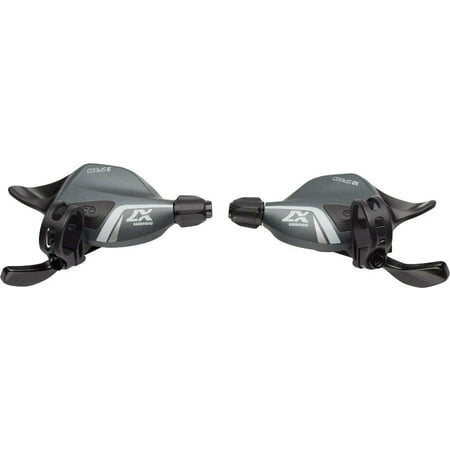 SRAM X7 3x10 Speed Trigger Shifter Set Gray, Includes Handlebar Clamps