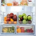 thumbnail image 6 of Sorbus Open Plastic Storage Bins Clear Pantry Organizer Box Bin Containers for Organizing Kitchen Fridge, Food, Snack Pantry Cabinet, Fruit, Vegetables, Bathroom Supplies (4-Pack), 6 of 6