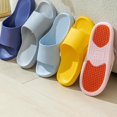 thumbnail image 4 of NOKIO Clearence Women’s PVC Bathroom Slippers Thick Non-Slip Sole Ultra-Soft Indoor Slides Odorless House Shoes for Home & Hotel Comfort, 4 of 5