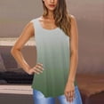 thumbnail image 2 of Womens Solid Round-Neck Loose Sleeveless T-Shirt Pullover, 2 of 5