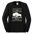 thumbnail image 2 of Wild Bobby,Daddy and Daughter Always Heart to Heart Daddys Girl Father Gift, Father's Day, Men Long Sleeve Shirt, Black, Small, 2 of 3