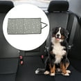 thumbnail image 2 of Unique Bargains 1 Pcs Universal Waterproof Car Seat Cover for Pet Bone Paw Pattern Gray, 2 of 6