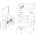 thumbnail image 5 of Sydney 60" w/ Double Side Cabinets (Metal Grey), 5 of 8