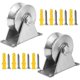 thumbnail image 1 of 2 piezas Polea Elevadora de Acero Inoxidable Reeving, Poleas en V Simples para Cable, Polea de 48 mm con Cojinetes, Capacidad de Carga 180 kg, para Riel de Ruedas para Puerta, Cable, Puerta Enrollable, 1 of 5