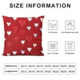 thumbnail image 5 of Nawypu LIN&amp;BABAY Valentines Day Pillow Covers, Love Heart Valentines Day Throw Pillowcase, Valentines Day Home Decorations for Couch Sofa Living Room, Valentines Day Gifts, 5 of 5