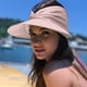 thumbnail image 2 of Sombrero pico plegable - Gorra de playa para deportes al aire libre para mujer - Nailon tejido ligero - Talla única, 2 of 3