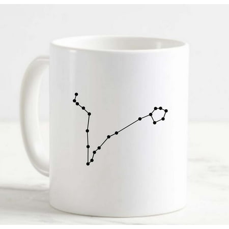 

Coffee Mug Pisces The Fish Feb. 19-Mar 20 Star Map Constellation Zodiac White Cup Funny Gifts for work office him her