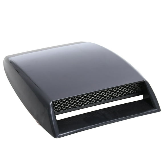 Universal Car Hood Scoop Racing Air Intake Bonnet Hood Vent Grille Cover (Black)