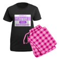 thumbnail image 5 of CafePress - Property University Purple Knitting Pajamas - Women's Short Sleeve Print T-Shirt and Pants Dark Cotton Pajama Set, 5 of 7