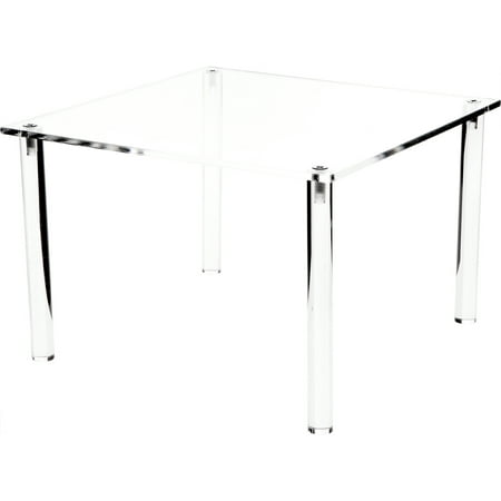 

Plymor Clear Acrylic Square 4-Leg Display Riser 8 H x 12 W x 12 D