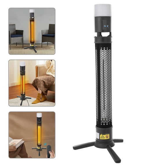 ToppiJoy Outdoor 3 Heat Setting Electric Heater, Indoor/Outdoor Heater with Timer for Patio Backyard Garage Restaurant Home