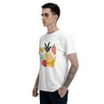 thumbnail image 5 of Fruits Strawberry Men's T-Shirt Cotton 100% Summer Tops Fashion Casual Pineapple Banana Short Sleeves for Men Women Round Collar Top Tees, 5 of 6