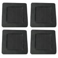 thumbnail image 1 of Allume 4Pcs Solar Light Replacement Top, Square Solar Panel Top Replacement Black, 1 of 8