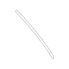 Genuine OE Mitsubishi Lift Gate Glass Seal Strip - 5805A048
