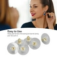 thumbnail image 4 of Secure Locking Earring Backs 925 Silver 3 Pairs Replacement, Suitable For Women Girls, Non Allergenic Non Irritating, For Sensitive Ears, 4 of 7