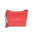 thumbnail image 1 of Pre-Owned Chanel Gabrielle De Chanel Hobo A93824 Women's Leather Shoulder Bag Coral... (Good), 1 of 13
