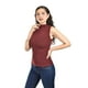 thumbnail image 2 of Blusa sin mangas con cuello alto /Juvenil, 0238 (Vino) vino CH, 2 of 4