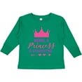 thumbnail image 3 of Inktastic Being A Princess Is Exhausting, Crown, Arrow Girls Long Sleeve Toddler T-Shirt, 3 of 5