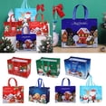 thumbnail image 4 of adviicd Bag Non Woven Santa Tree House Portable Laminated Bag, 4 of 4