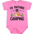 thumbnail image 3 of Inktastic Id Rather Be Camping with Tent Trees and Stars Boys or Girls Baby Bodysuit, 3 of 5