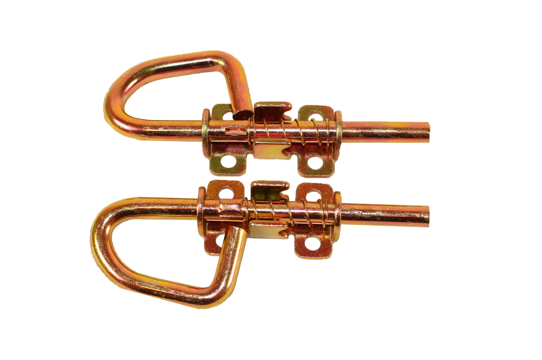 1 pair doors gates Loop Style Spring Locking Barrel Bolts for sheds 