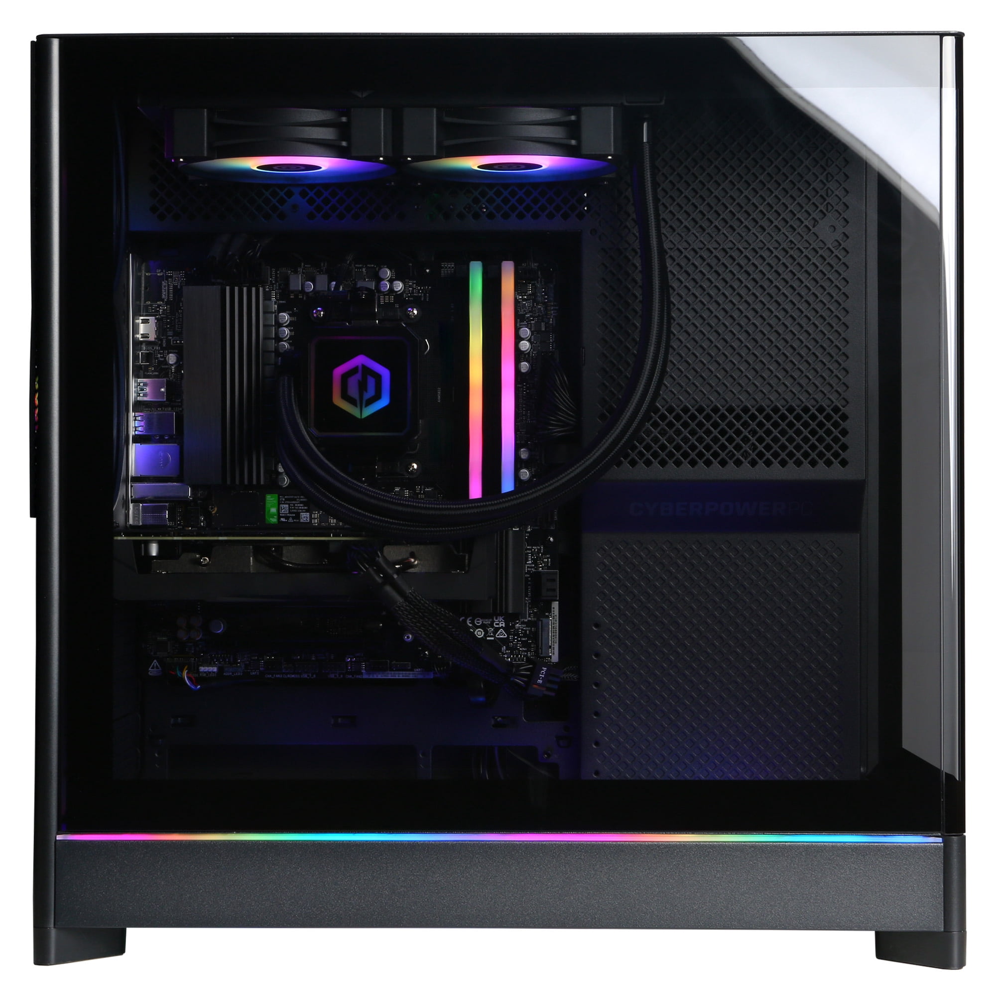 CyberPowerPC Gamer Supreme Gaming PC, AMD Ryzen 7 9700X, AMD Radeon RX 9060 XT 16GB, 32GB DDR5, 2TB SSD, SLC11380CPG