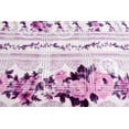 thumbnail image 5 of Virtu 12 Lbs Plush Fleece Blanket, 2 Ply Thick Heavy Reversible Raschel Korean Style Warm Bed Blanket, King, Lavender Floral, 5 of 5