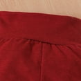 thumbnail image 5 of TOWED22 Baby Girl Clothing 3Pcs Outfits: Romper Bodysuit, Shorts, Headband Shorts Set Red,9-12 M, 5 of 9