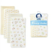 Gerber - Flannel Burp Cloth 4-Pack, Yellow