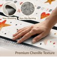 thumbnail image 6 of ODIKA 6'x9' Washable Area Rug Non-Slip, Easy Care, Under Door Layered Bold Stripe Stars Motif Layering Doormat Front for Family Room, Living Room, Master Bedroom, 6 of 7