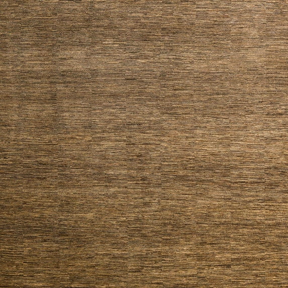 Ahgly Company Machine Washable Indoor Square Abstract Bronze Brown Area Rugs, 6' Square