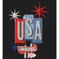 thumbnail image 2 of Americana Vintage Motel Sign Black Adult Crew Neck Long Sleeve Tee-Medium, 2 of 3