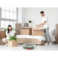thumbnail image 5 of Unique Bargains 1 Pack Clothes Storage Bags Moving Bags White 23.5*7in, 5 of 6